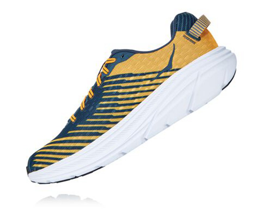 Running Shoes Mens - Hoka One One Rincon - Navy/White - GFHOEDK-97